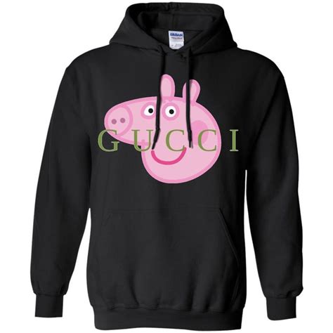 gucci peppa pig shoes|gucci hoodie peppa pig.